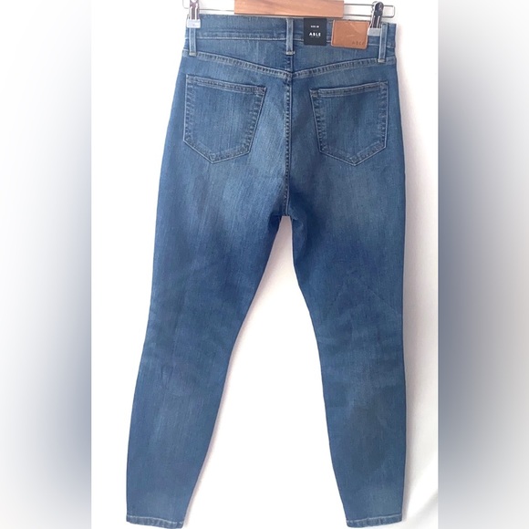 (A7) Able The High Rise Blue Jeans, Size 28, NWT - Picture 13 of 13